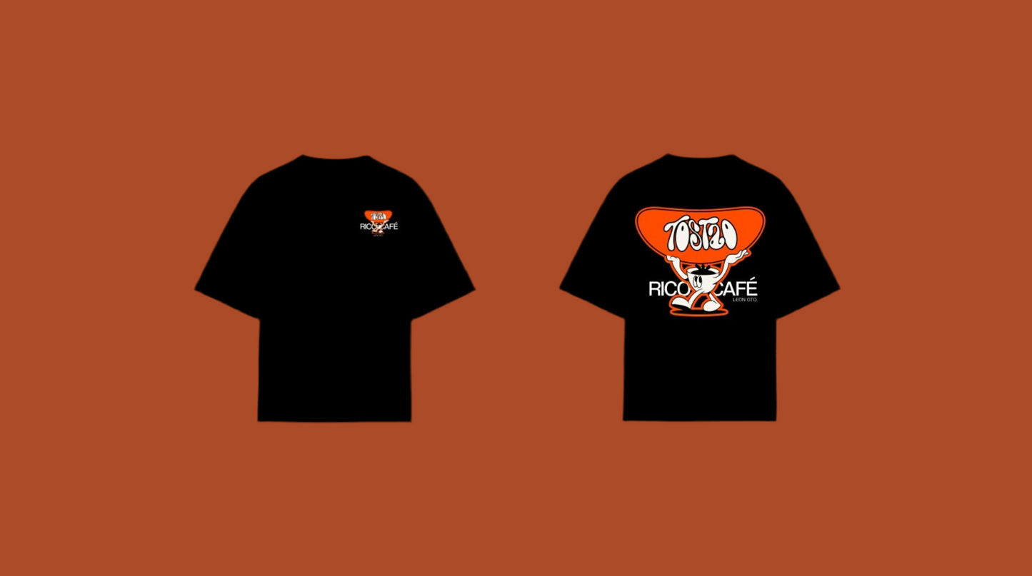 TSHIRT RICO CAFE X TOSTAO