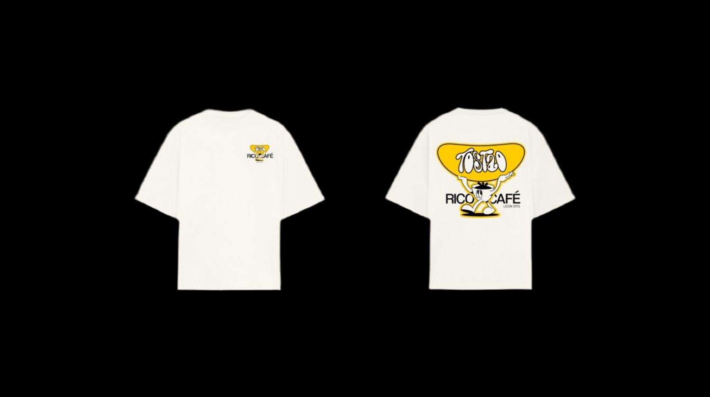 TSHIRT RICO CAFE X TOSTAO